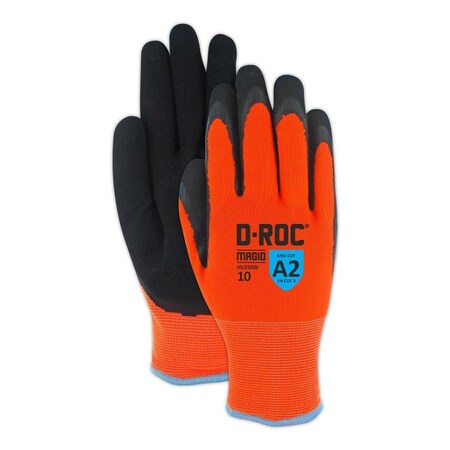 Magid Cut-Resistant Coated Gloves, Cut Level A2 , 10 1 PR HV250W-10